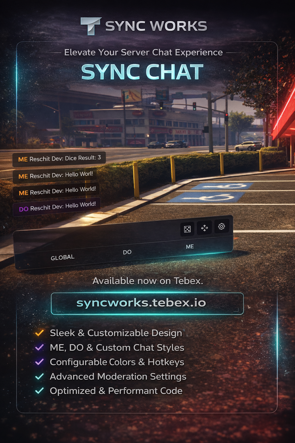 SYNC Chat - Modern Chat [QB/QBX]