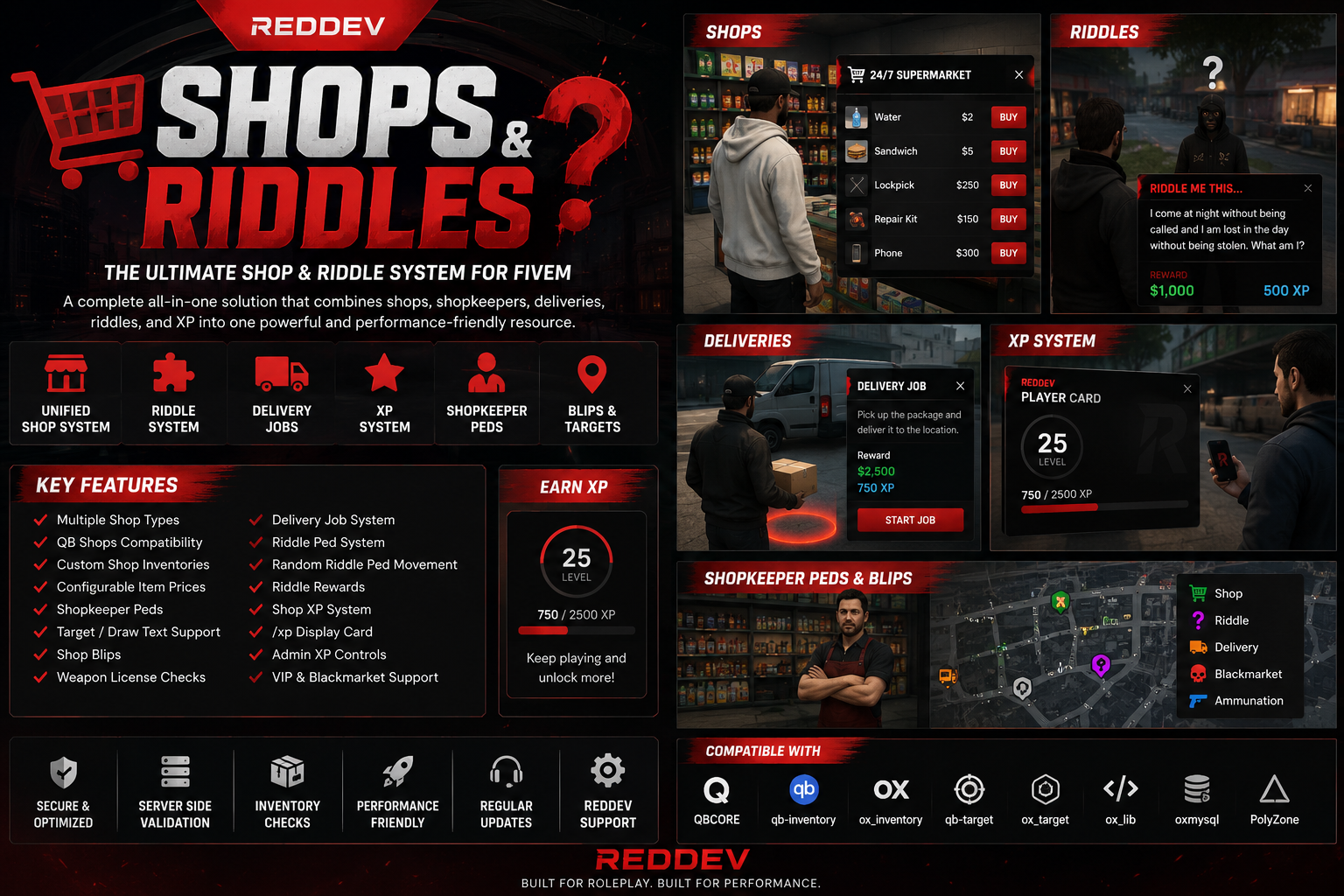 REDDEV Shops