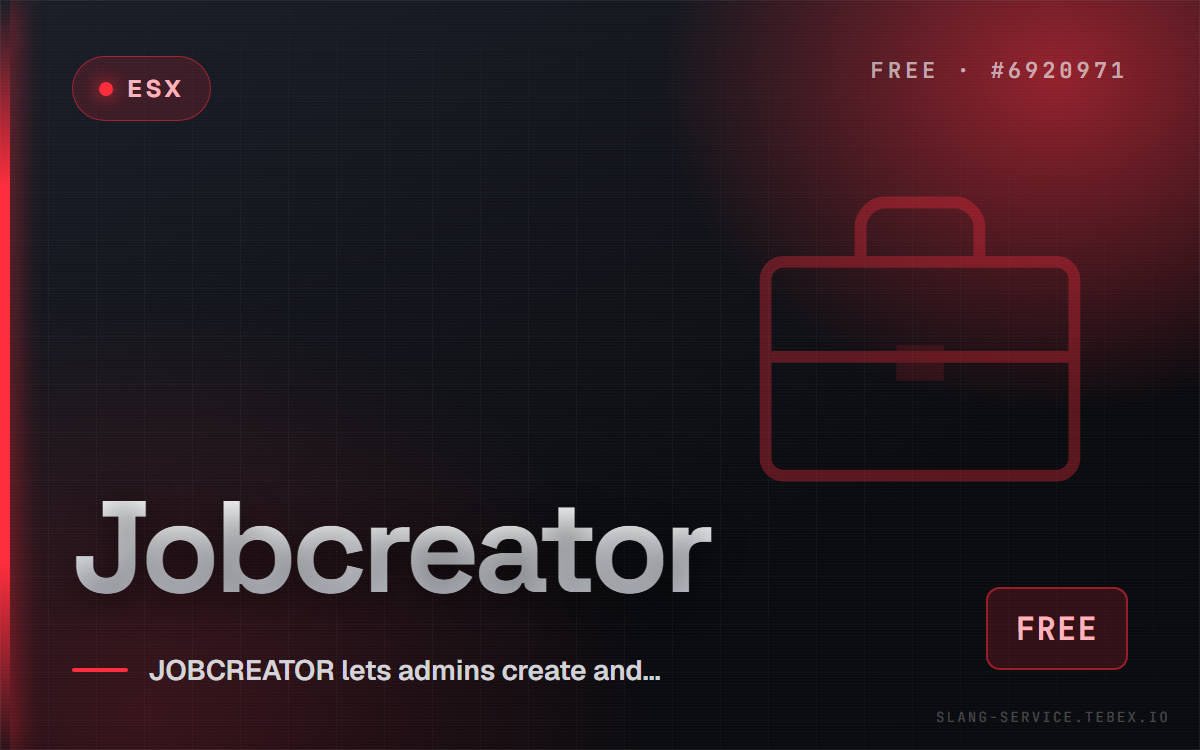 [ESX] Jobcreator