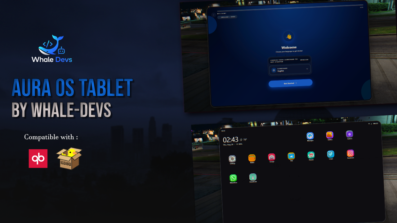 Aura OS Tablet by Whale-devs