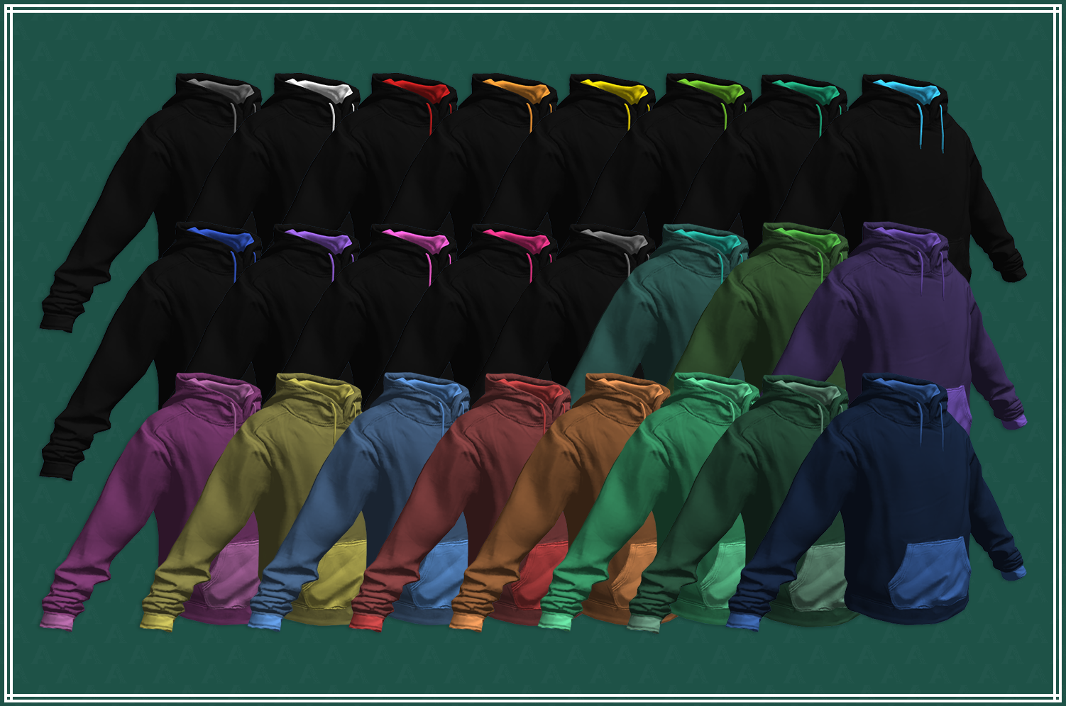 Coloured Hoodies