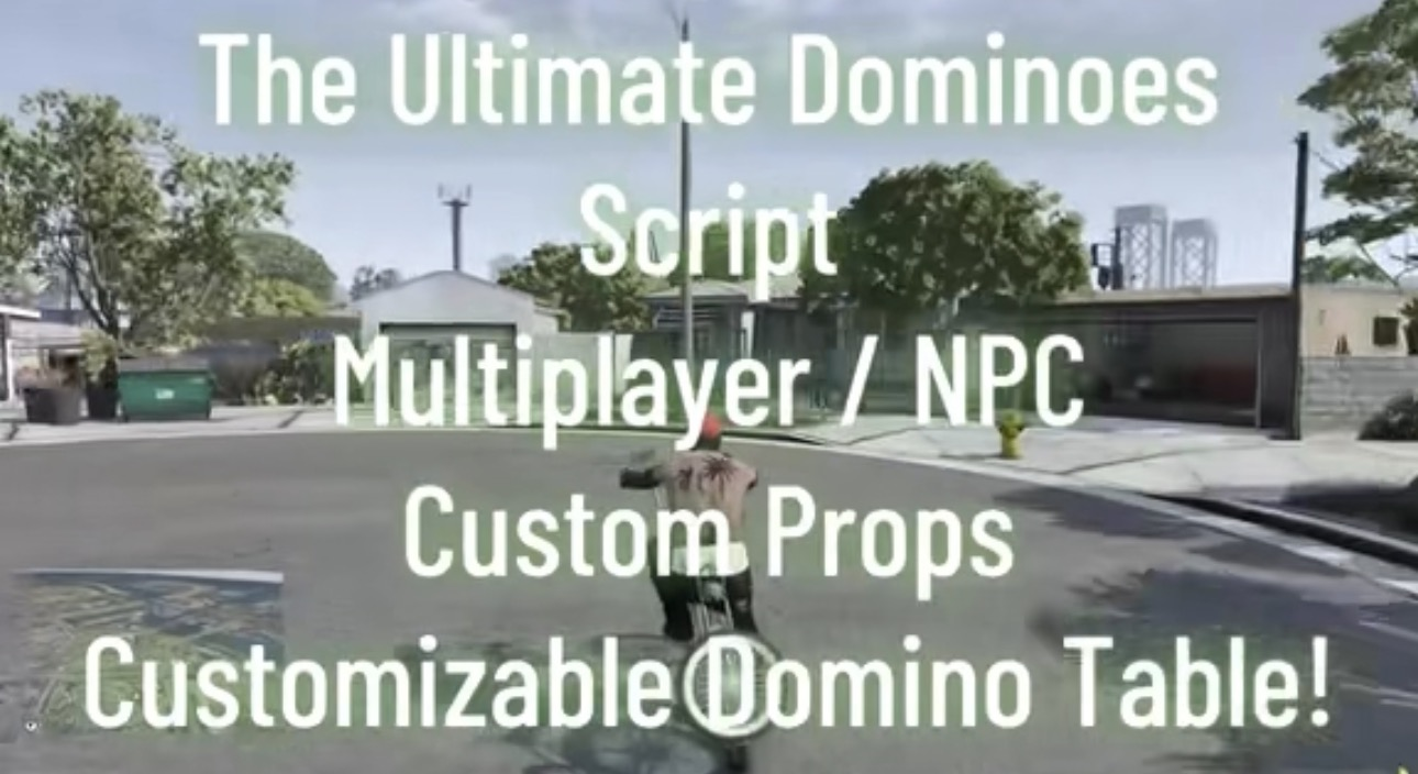 Ultimate Dominoes Game Multiplayer / Npc Fivem  (ESX / QBCore / QBox + multi-inventory)