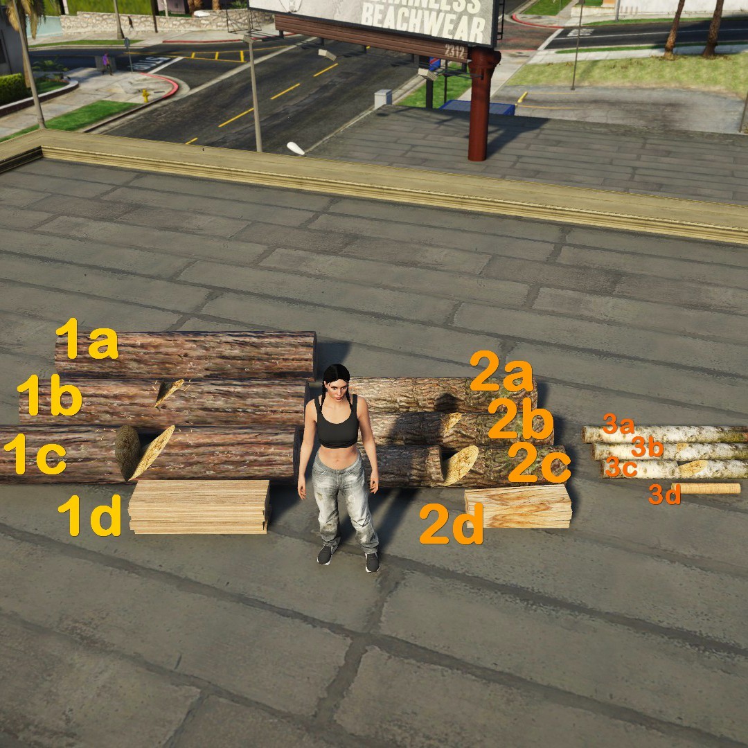 Lumberjack wood