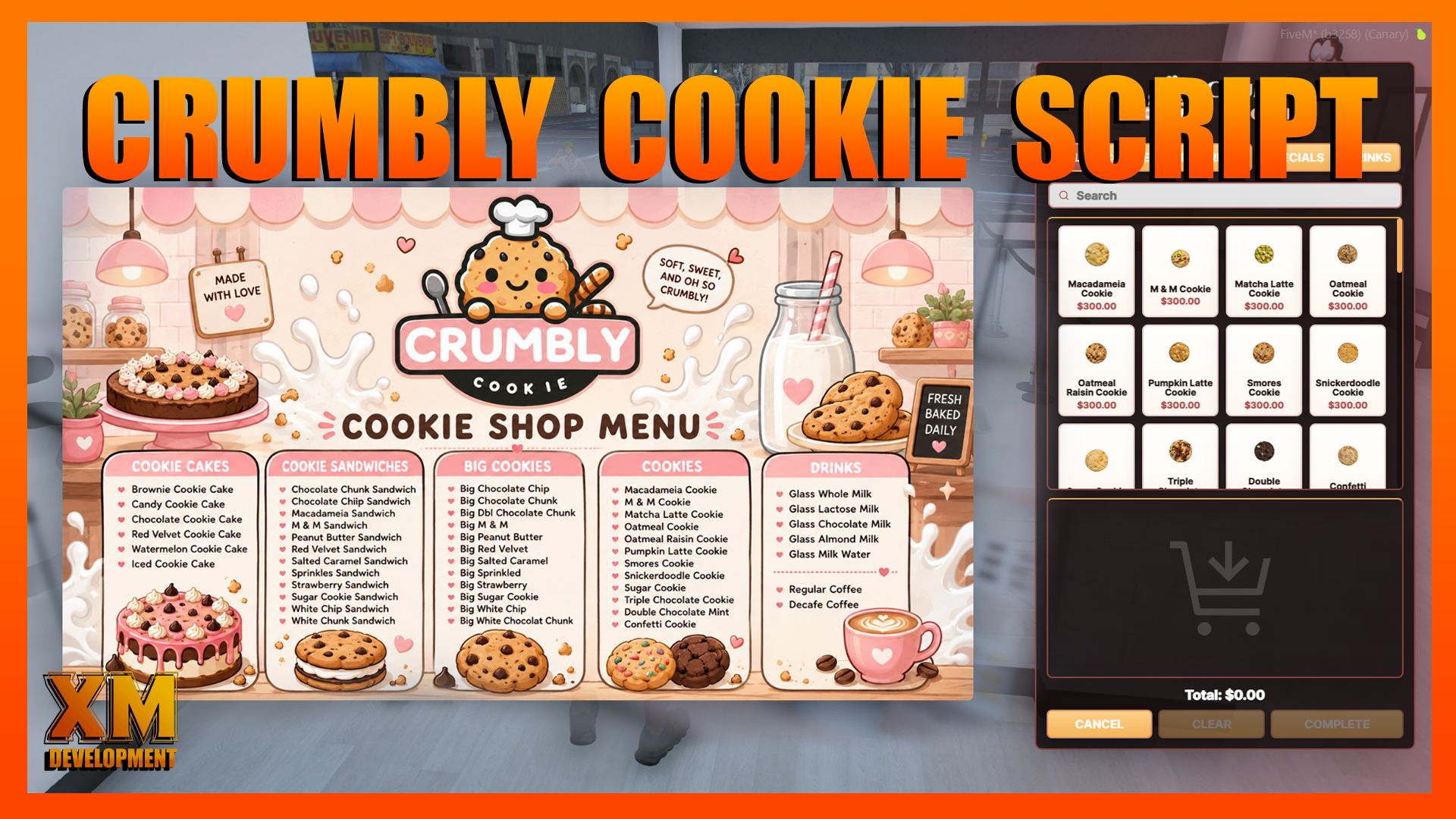 Crumbly Cookie! Script