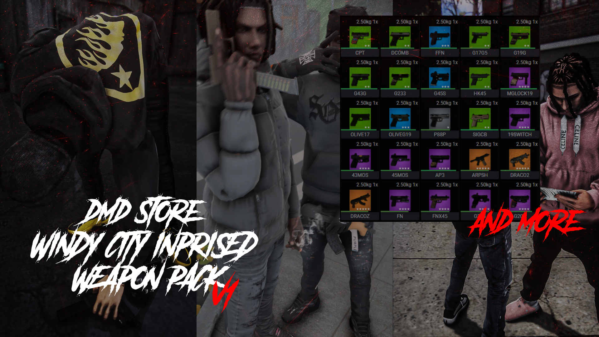 DMD STORE — WINDY CITY MEGA WEAPON PACK V1