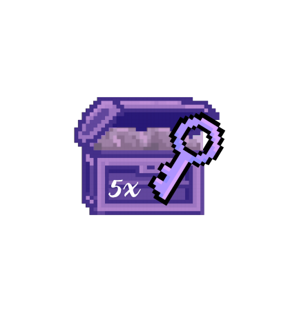 5x Amethyst Crate Keys