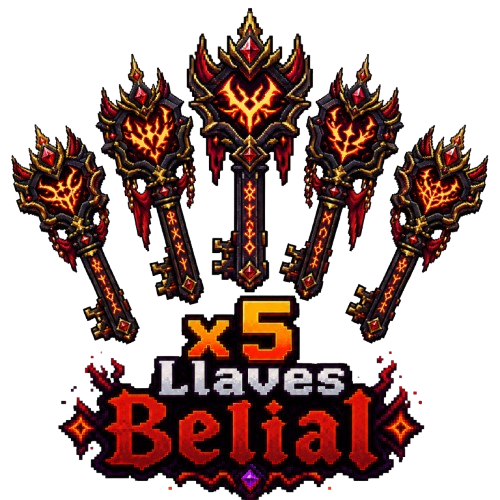 x5 Llaves belial