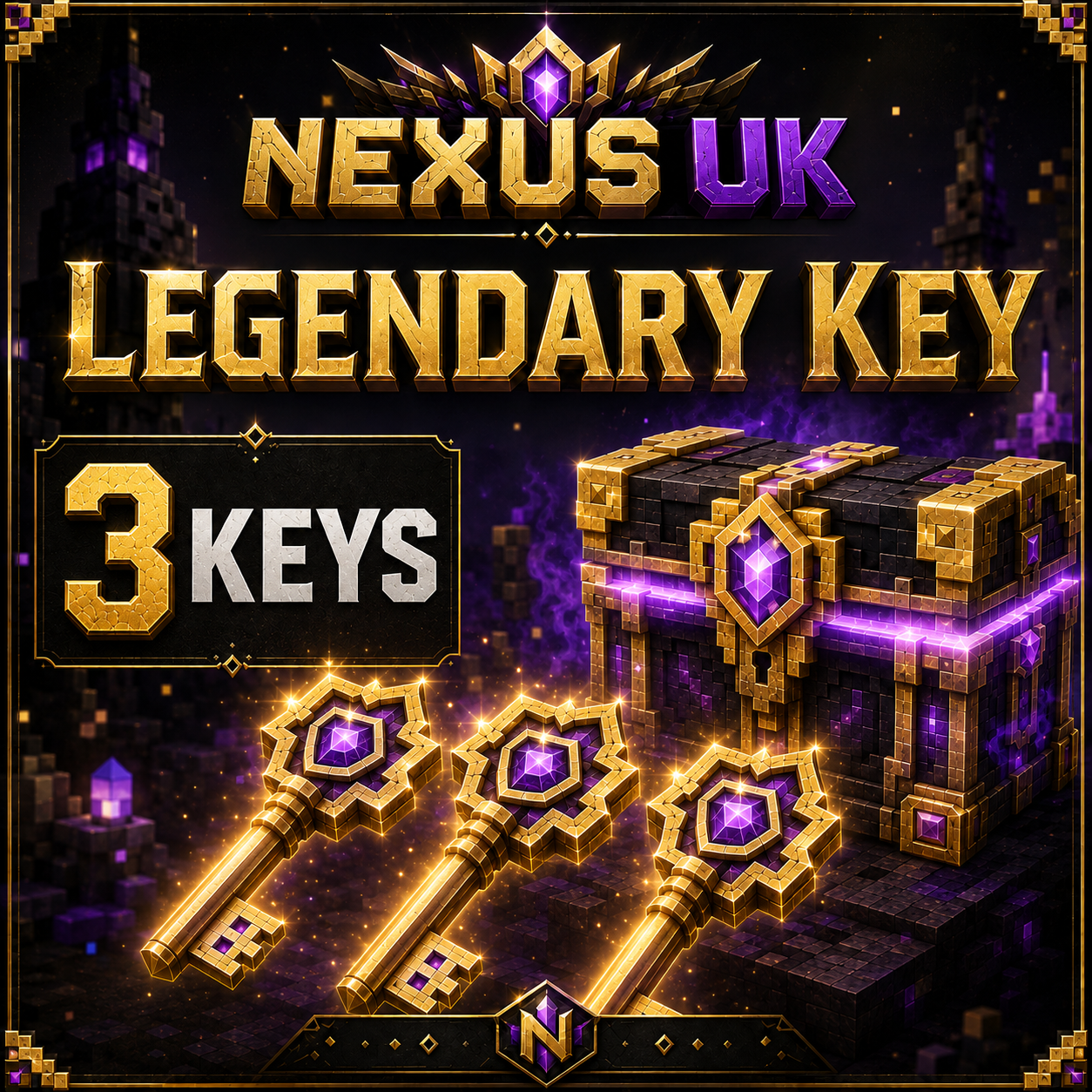 Nexus UK Legendary Keys x3