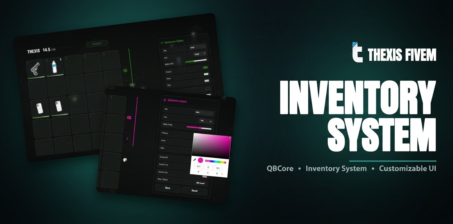 Advanced Inventory System ( QBCORE ) [ One-Time ]