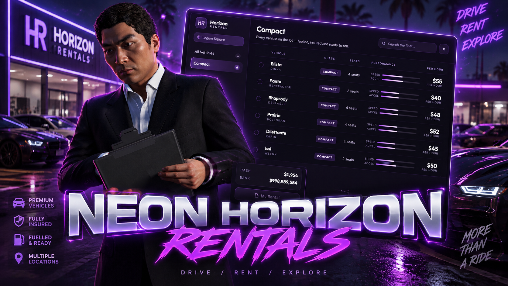 Neon Horizon Rentals