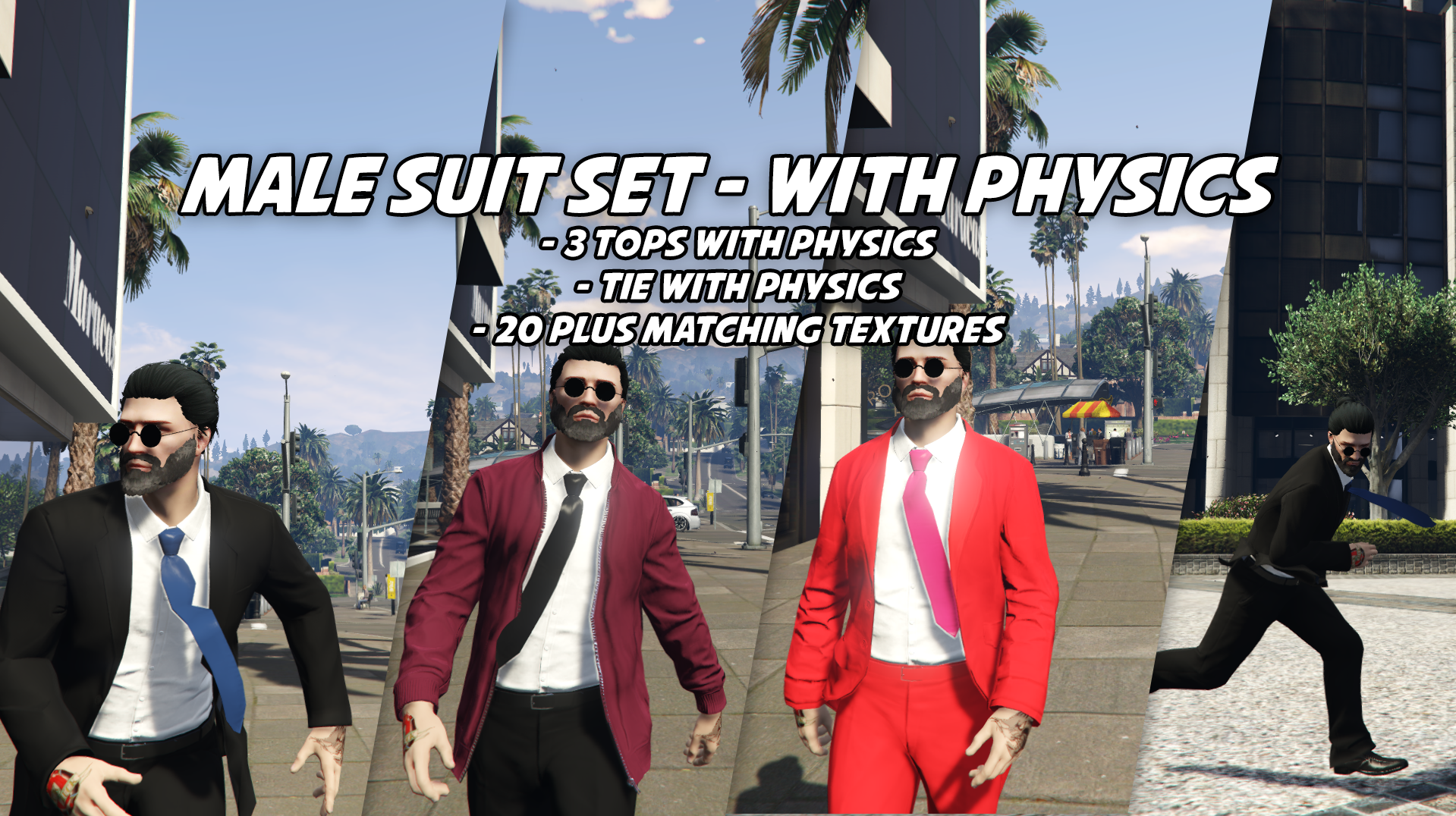 Male Suit Collection (+ Physics)