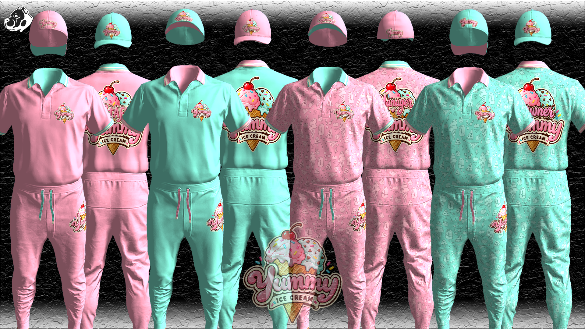 Yummy Uniform  Bundle | FiveM Business Clothing