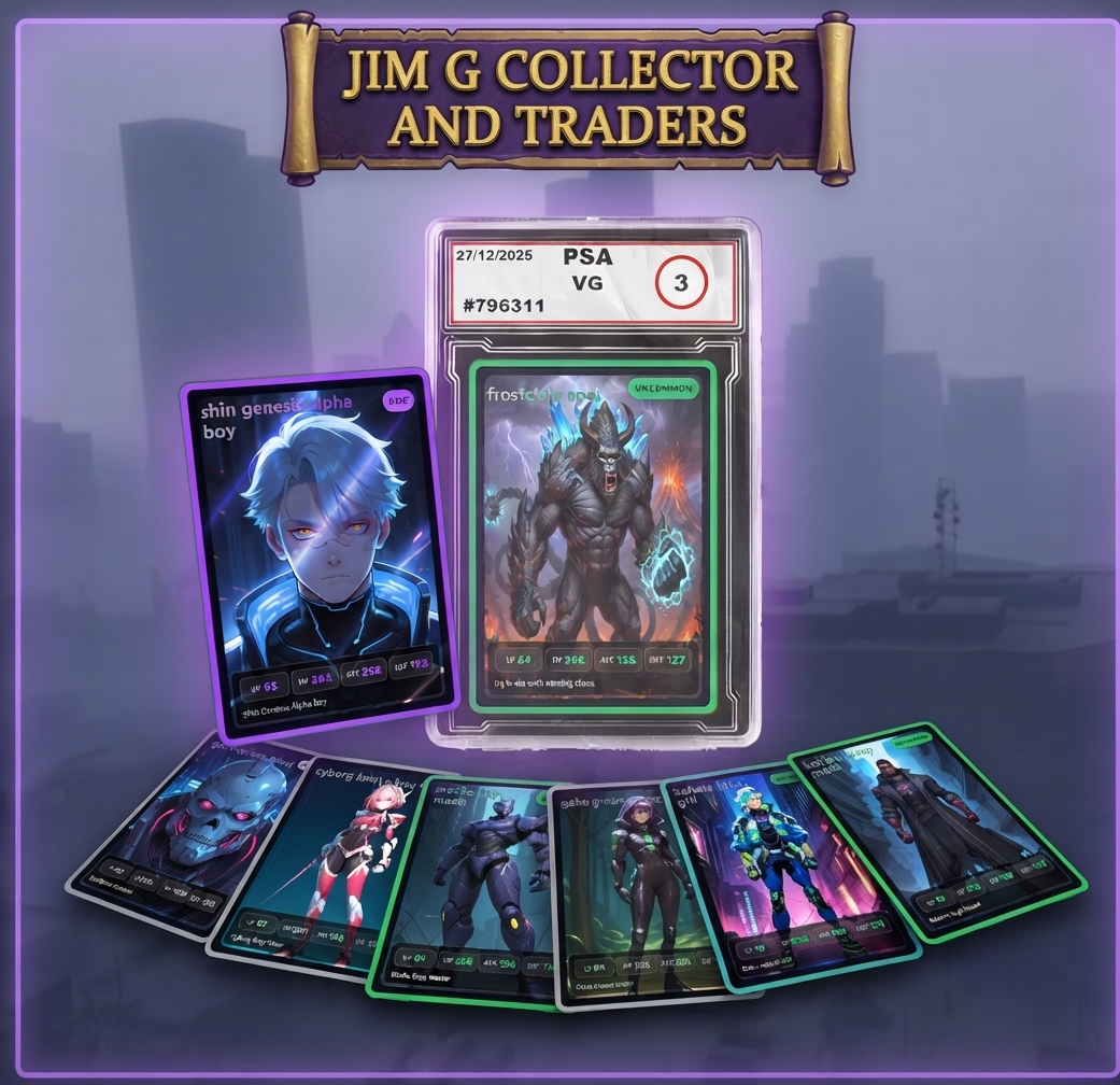 Jim G Trading Cards & Trading Card Game Bundle
