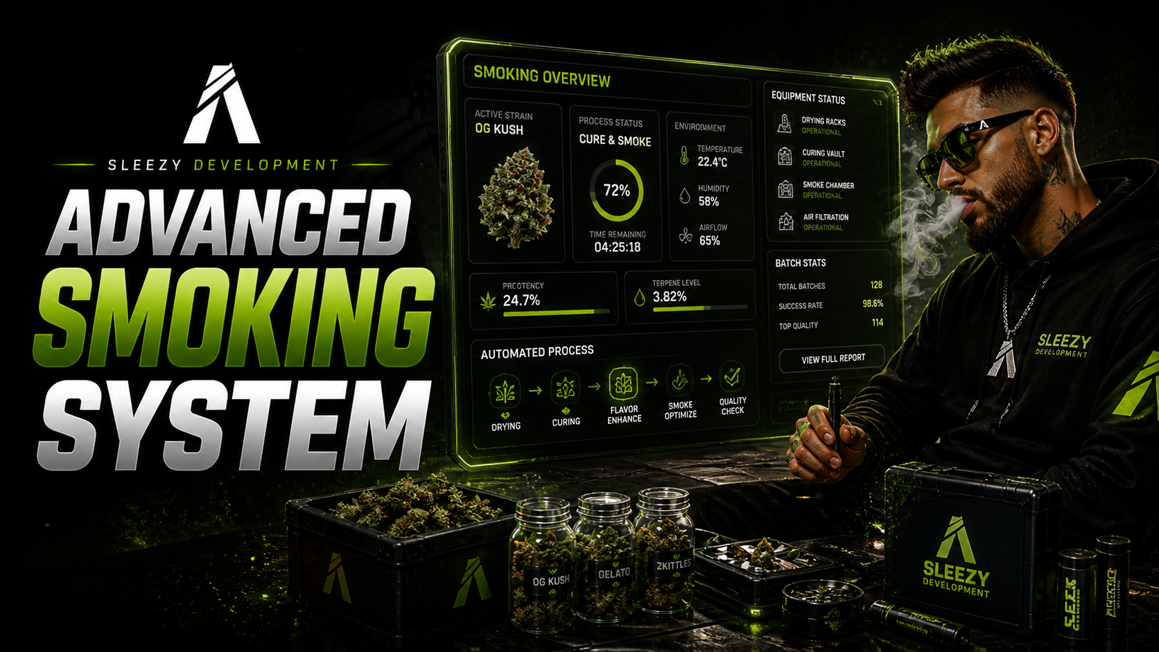 Sleezy Development • Advanced Smoking System (ESX, QBCore, Qbox, & Standalone)