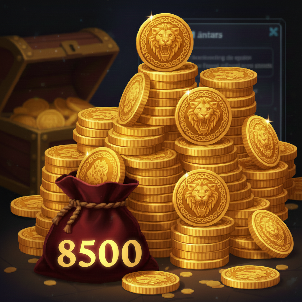 8,500 Coins