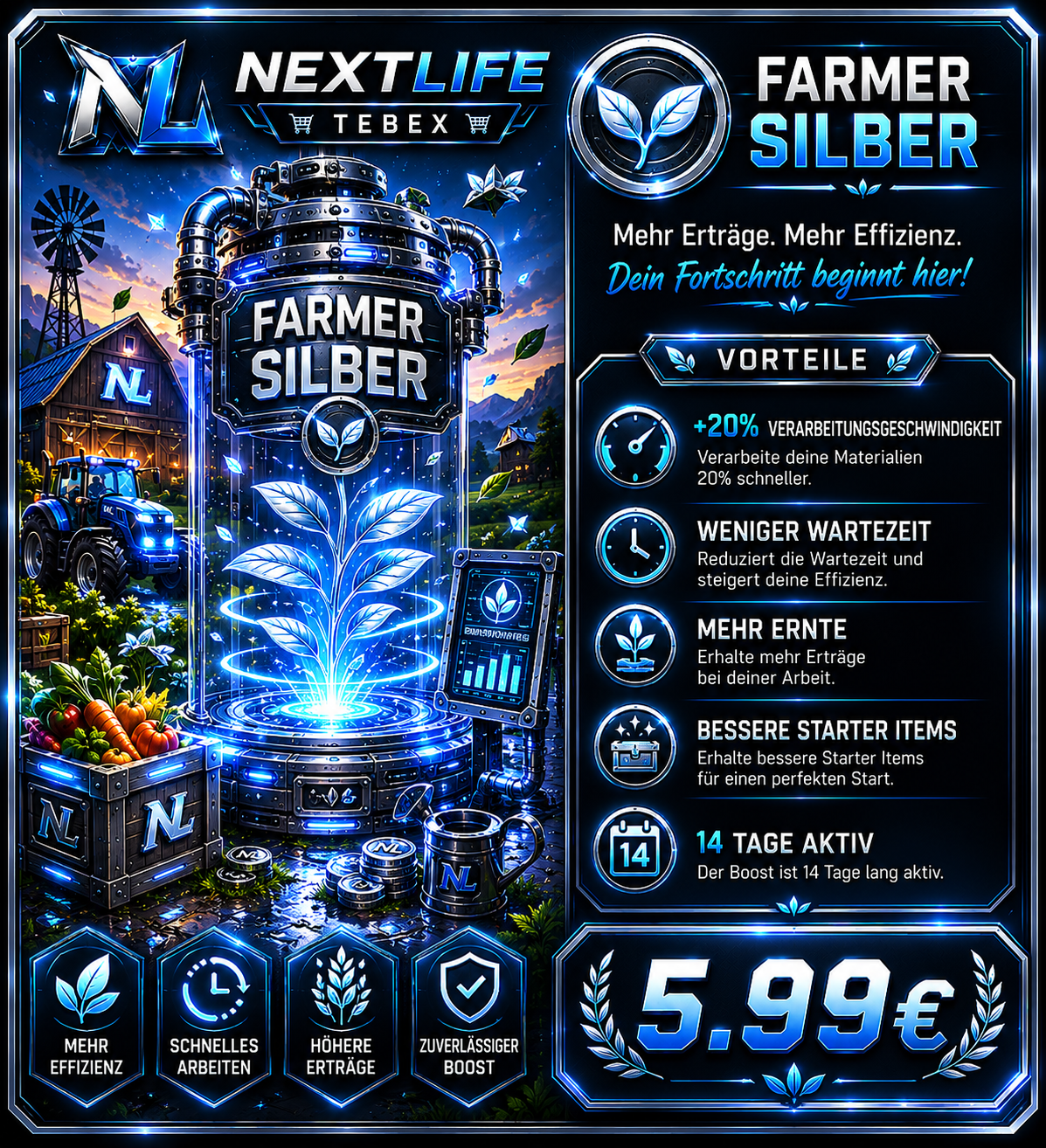 🌿 Farmer Silber
