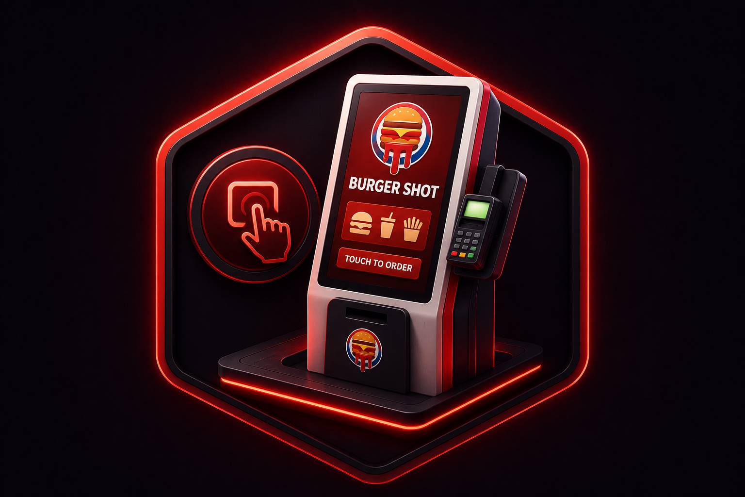 FiveM ESX & OX | Premium Burger Shot Self-Order System