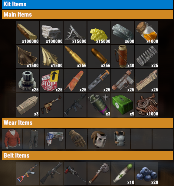 Rustality.com 3x Solo/Duo/Trio/Quad | Shared BPs Omega Kit
