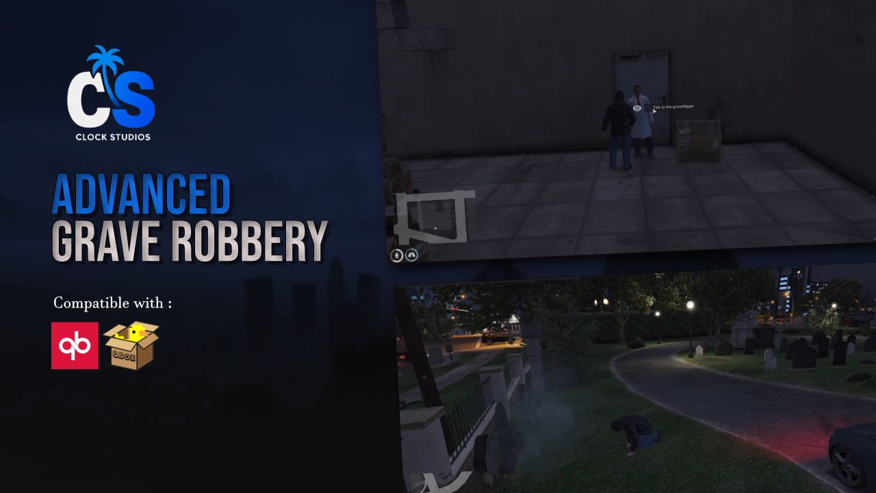 ⚡ Advanced Standalone Grave Robbery Script | Premium FiveM Heist Experience!