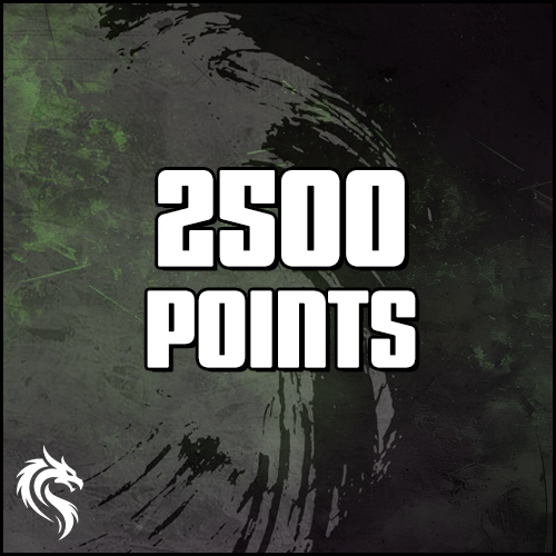 2500 In-Game Points