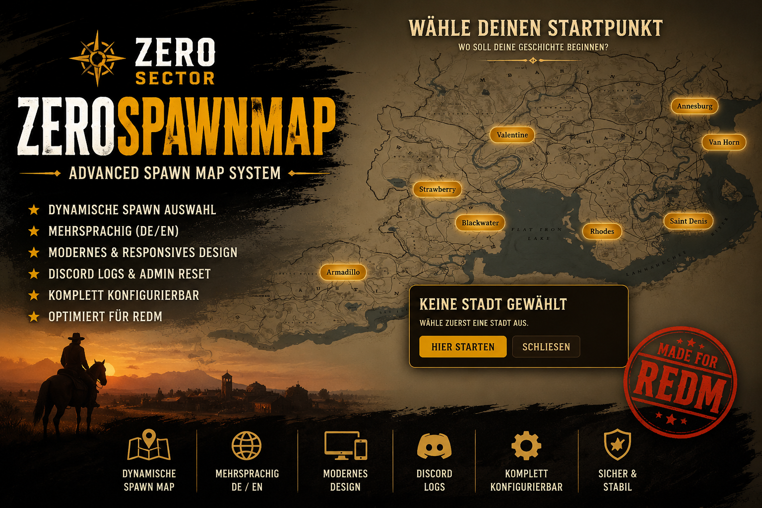 ZeroSpawnMap | Advanced Standalone Spawn System