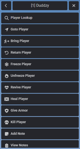 Duddzy Admin System