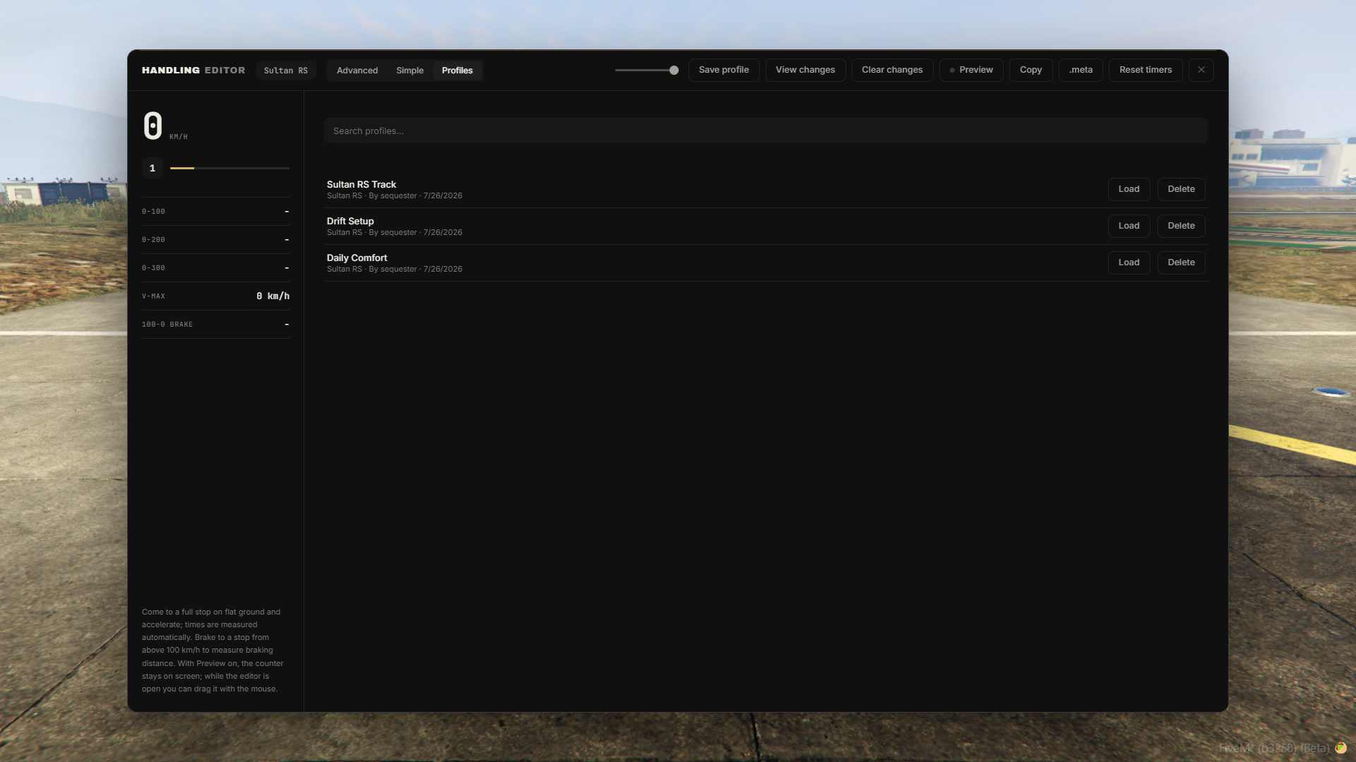 Handling Editor