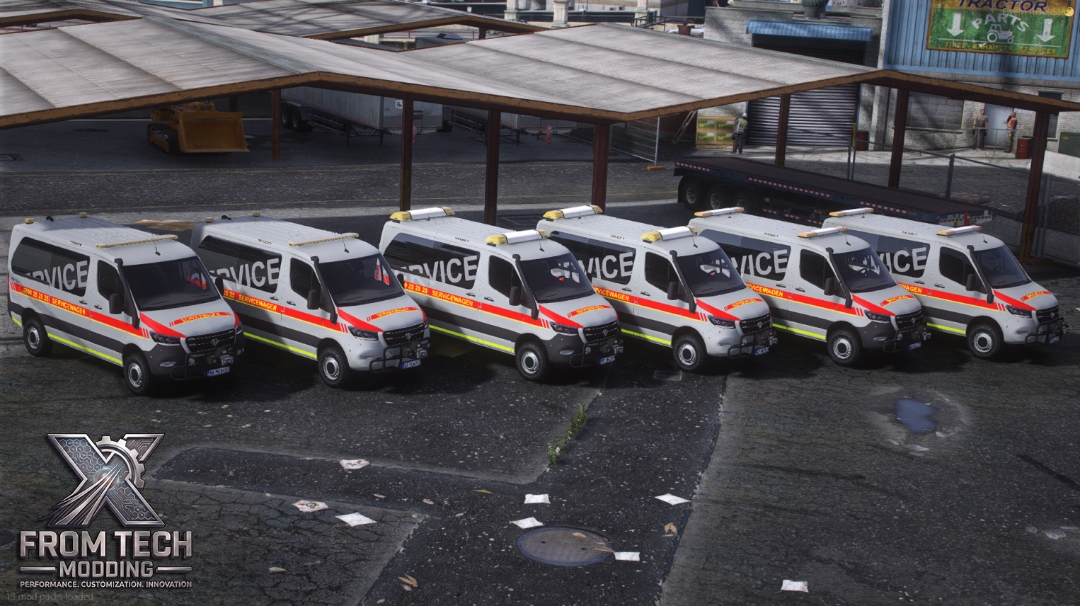 FTM Sprintey Servicefahrzeug [PACK] RTE 7/LVV B1/VV3