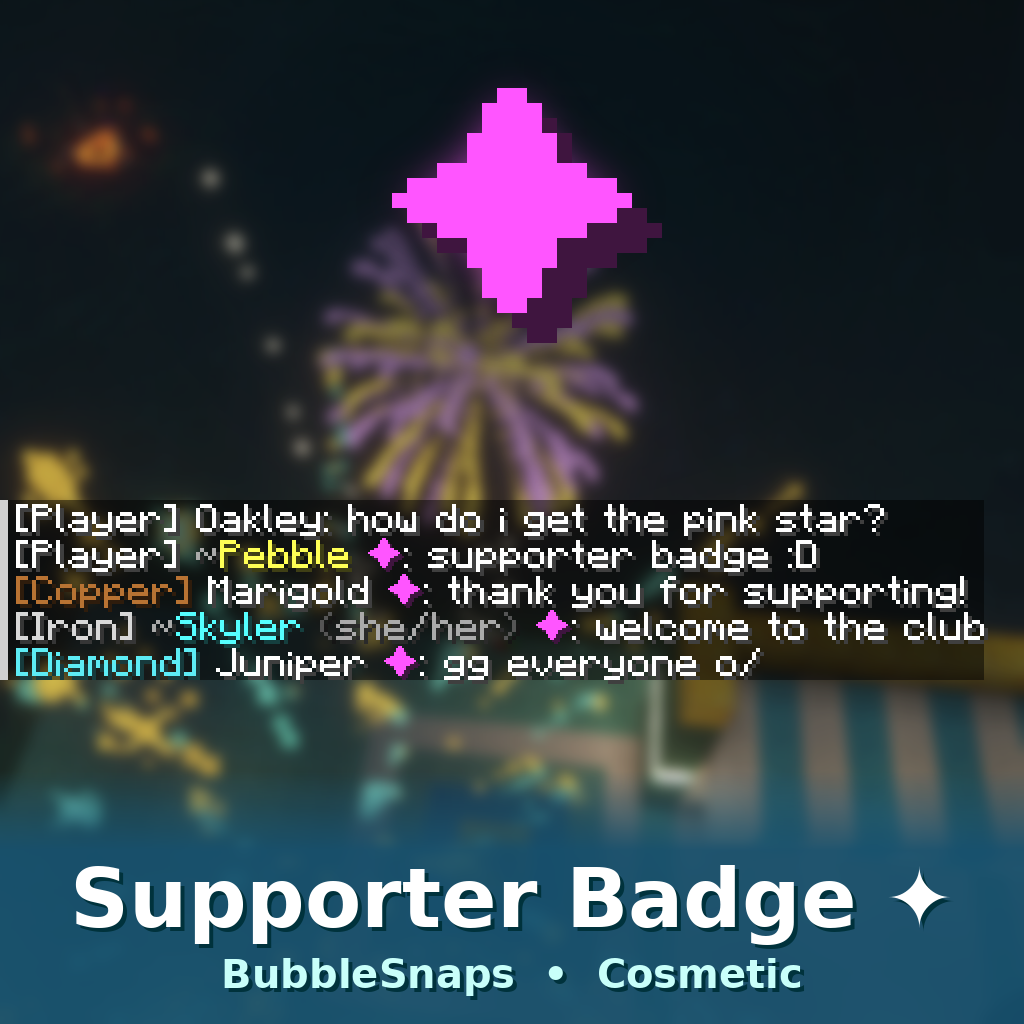 Supporter Badge ✦