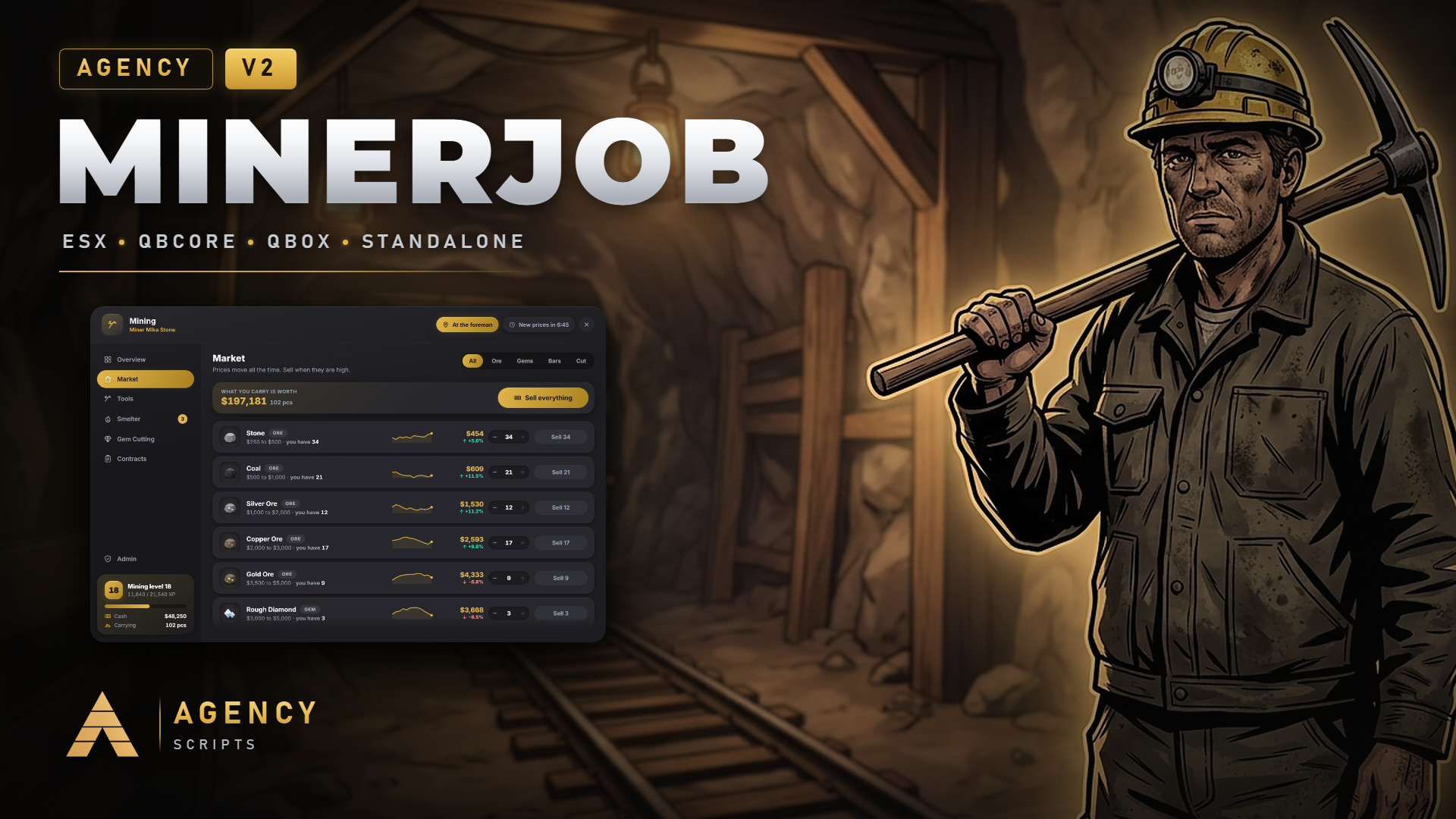 Agency-Minerjob V2
