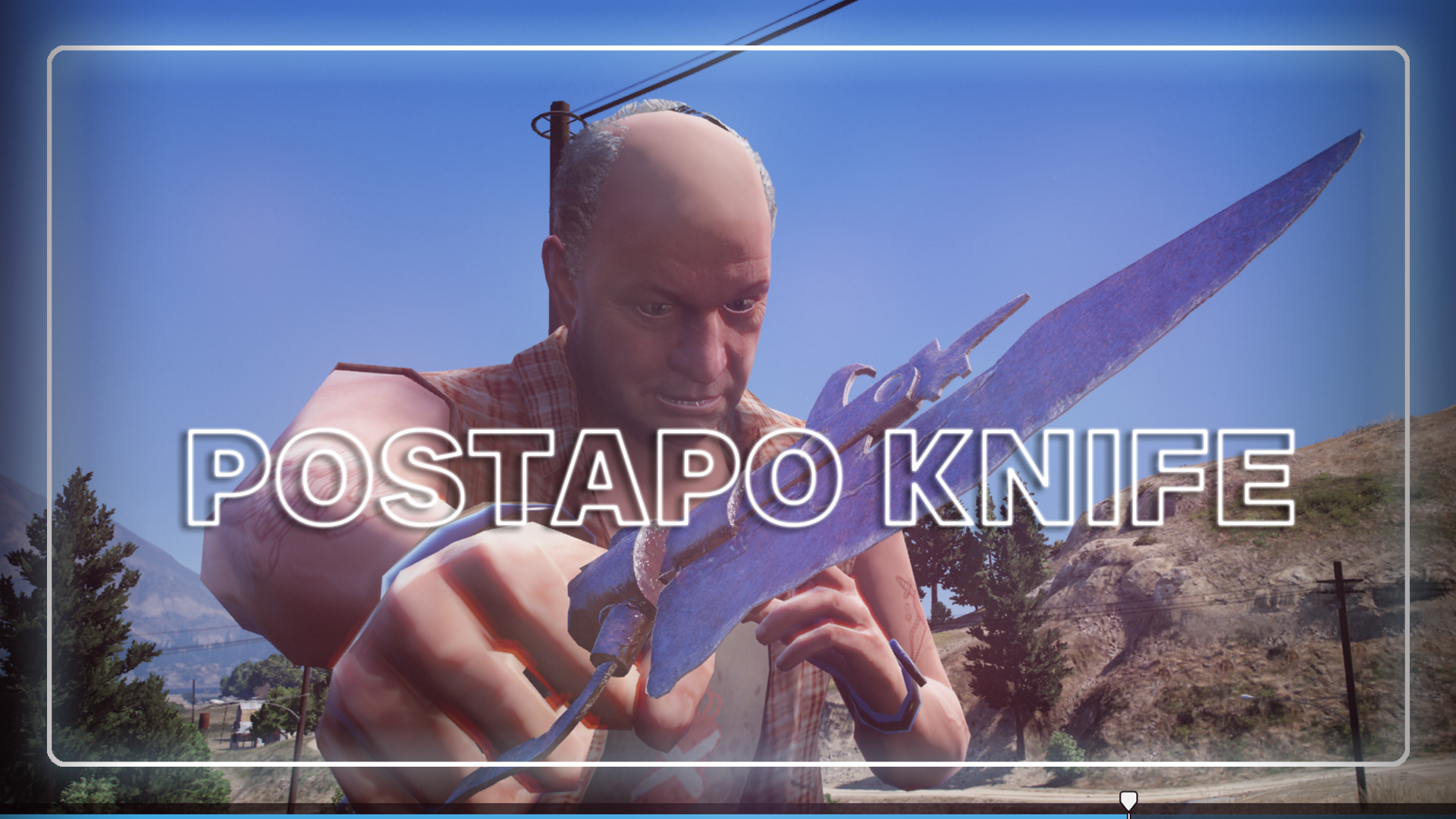 PostApo Knife | Custom Melee Weapon