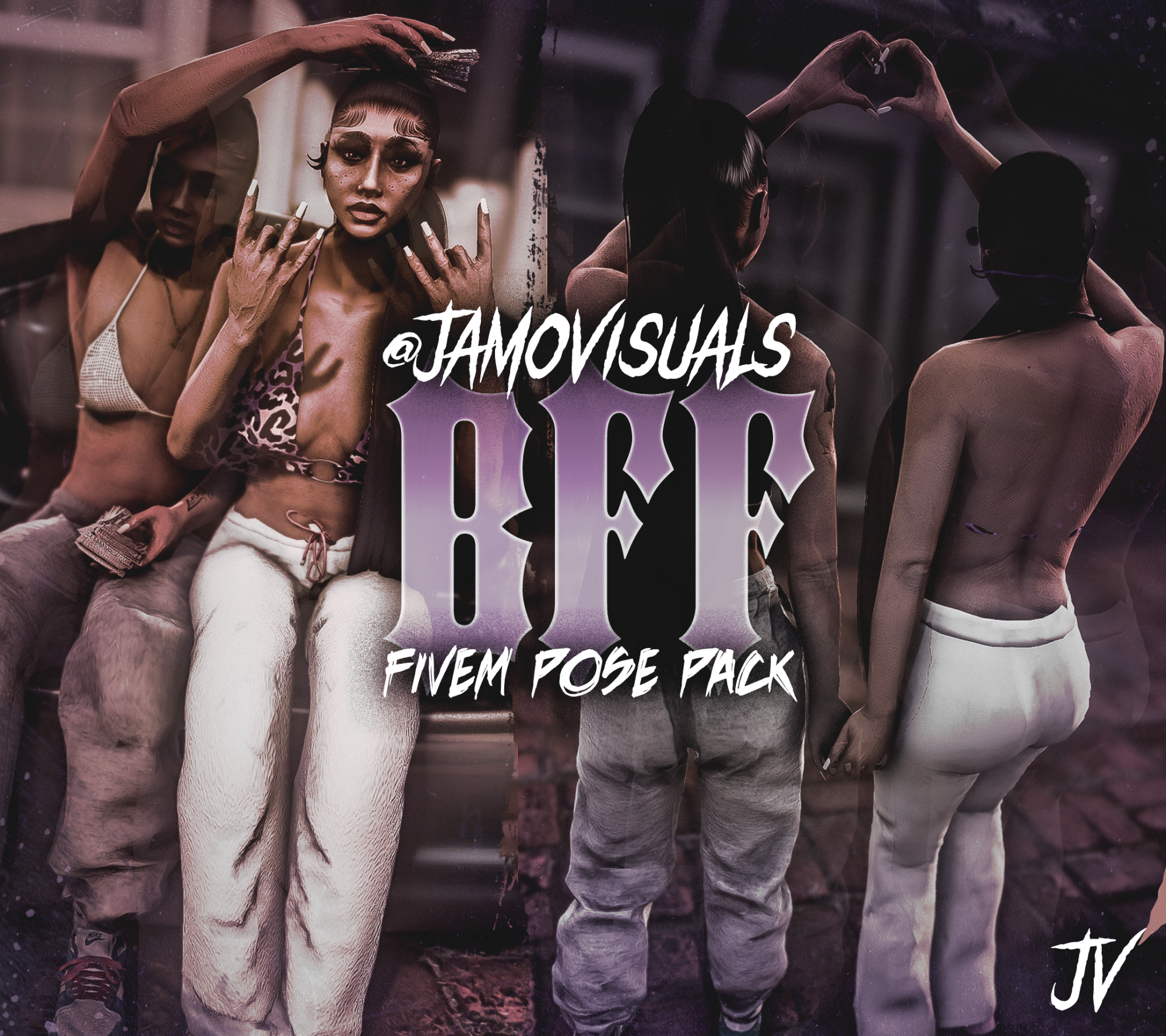 Jamoville BFF Pose pack