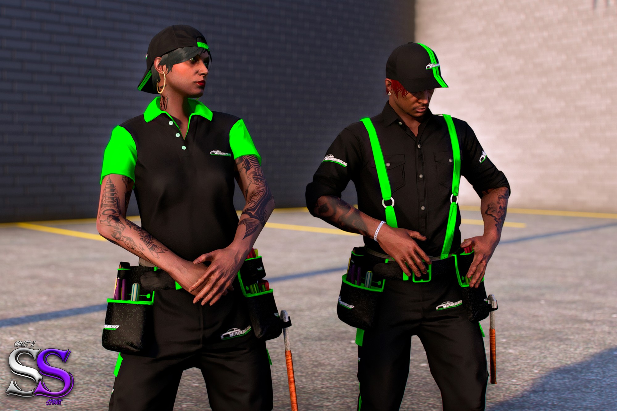 Underground Mechanic Clothing Pack