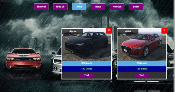 VIP Vehicles List + Test Drive