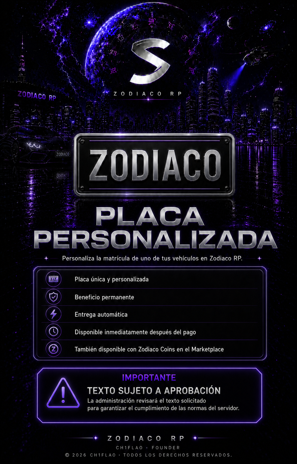🏷️ Placa Personalizada