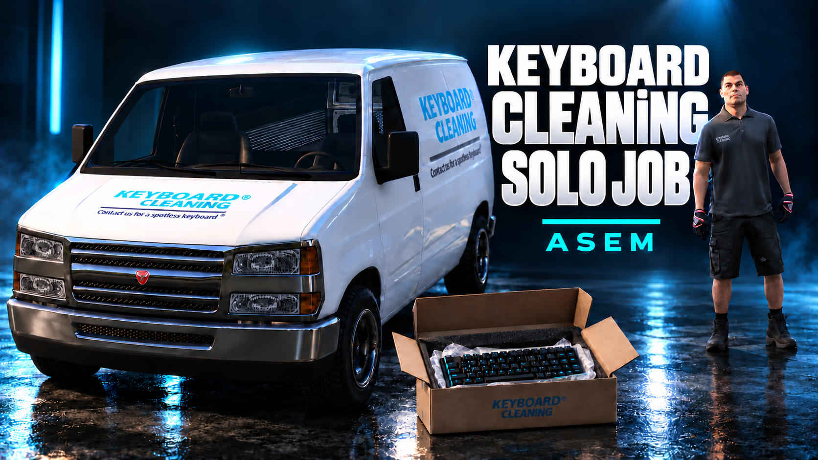 ASEM Keyboard Cleaning Job
