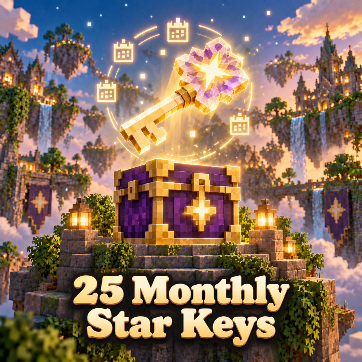 25 Monthly Star Keys