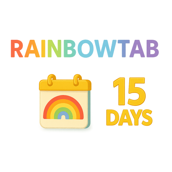 RAINBOWTAB 15 TAGE