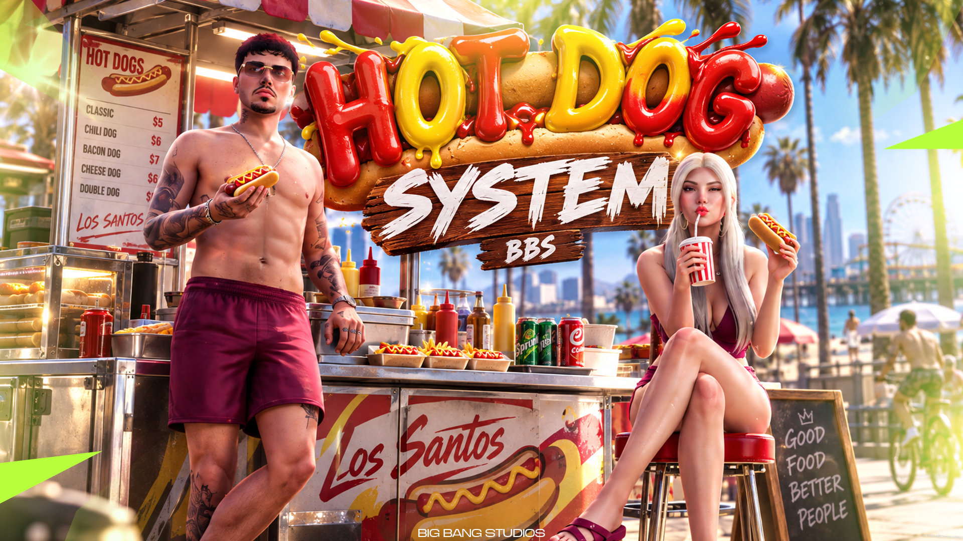 BBS Hot Dog System | Fully Interactive