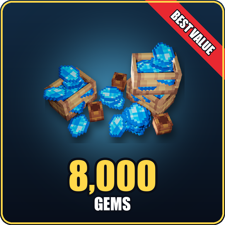 8,000 Gems