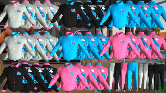 Bubble Cafe Shirts Bundle 2