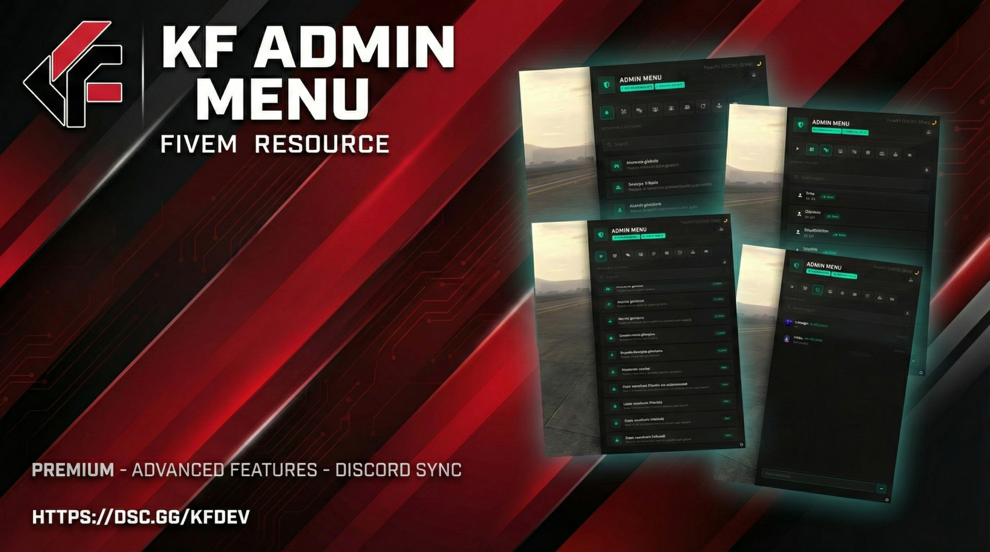 [ESX/QB/QBox] Advanced AdminMenu | Full Synchronized with Discord