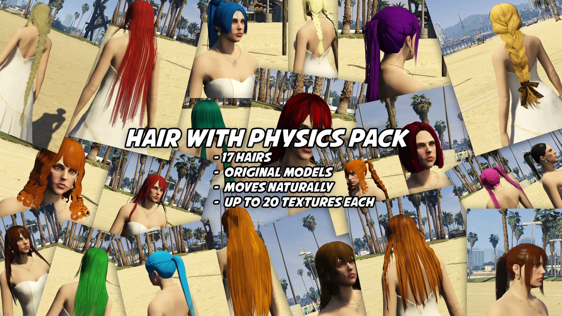 Hair Pack (+ Physics)