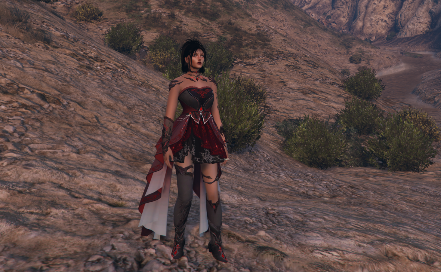 Dragonborn Female Version -  2 Color Variations