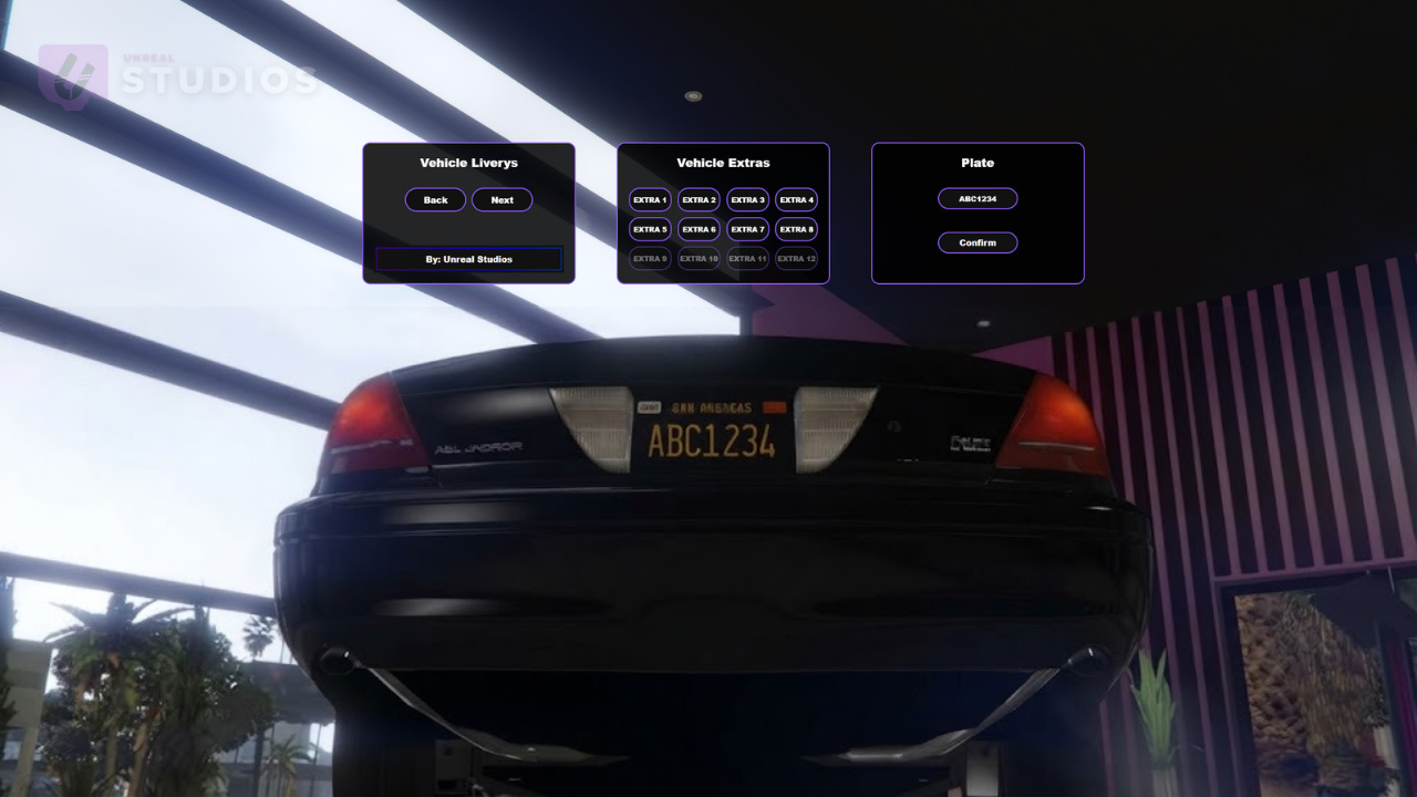 Unreal Studios Extra Menu [Escrow]