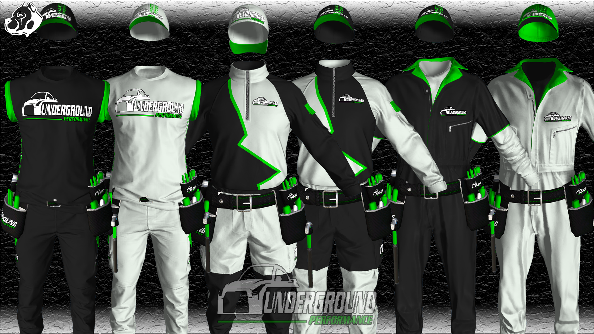 Underground Performance Mech Bundle | Fivem Mechanic Clothing
