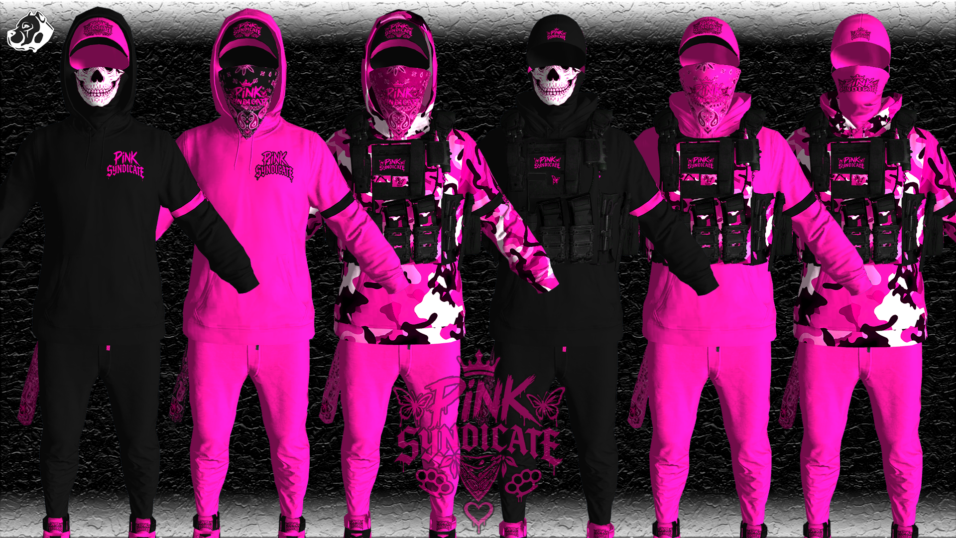 Pink Syndicate Bundle | FiveM Gang Clothing