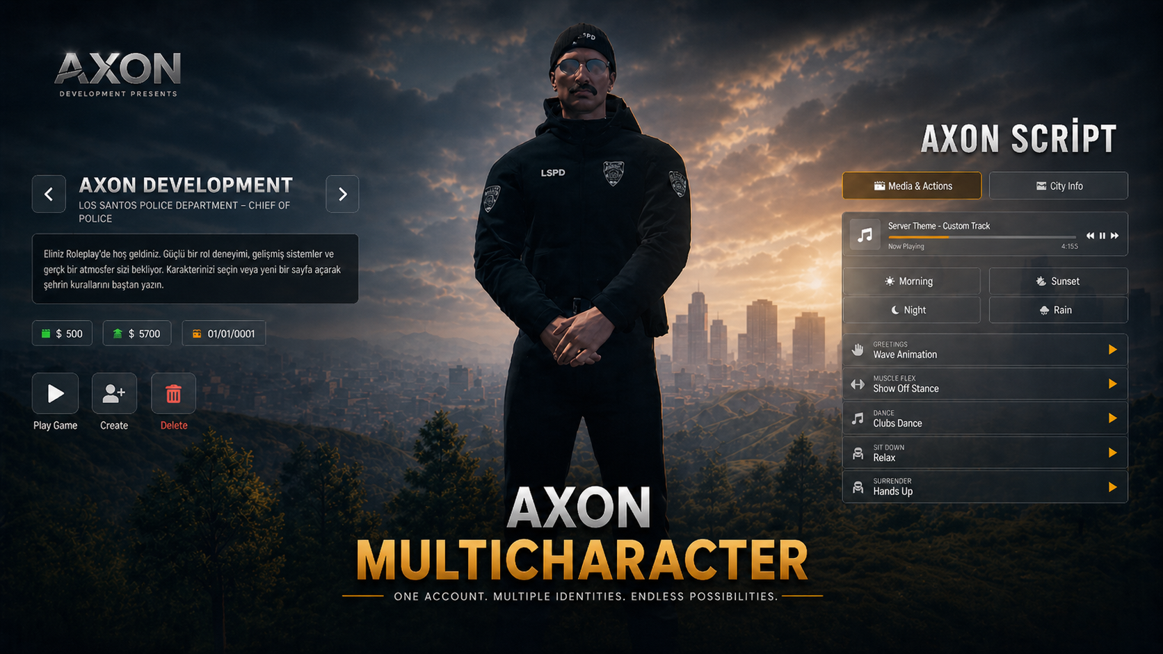 Axon Multicharacter