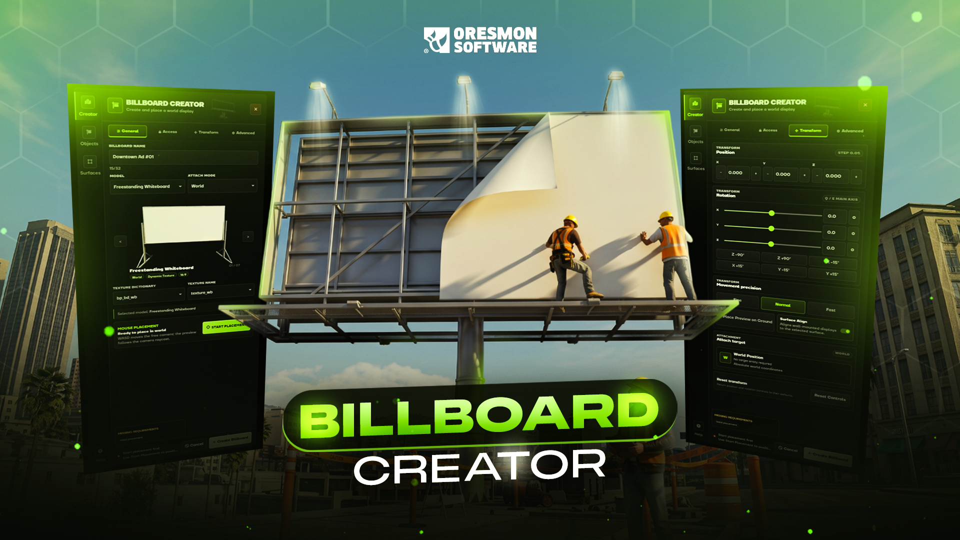 BP In-Game Billboard Creator , Draw, Video, Slider & İmage, +6 Custom Props ,0.00ms Open Source | bp