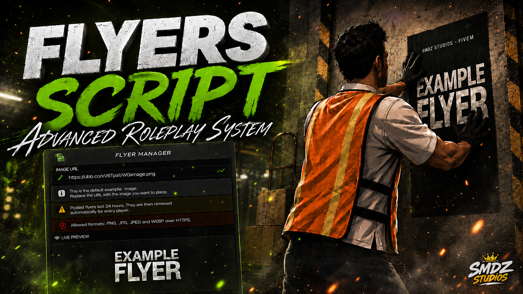 [ESX/QB/QBX] Flyers Script